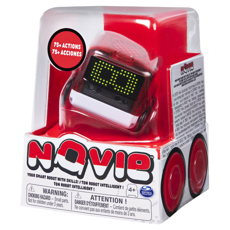 Novie, Interactive Smart Robot with Over 75 Actions and Learns 12 Tricks (Red)