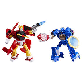 Transformers Collaborative Sonic the Hedgehog x Transformers, figurines Wingtail et Blue Booster