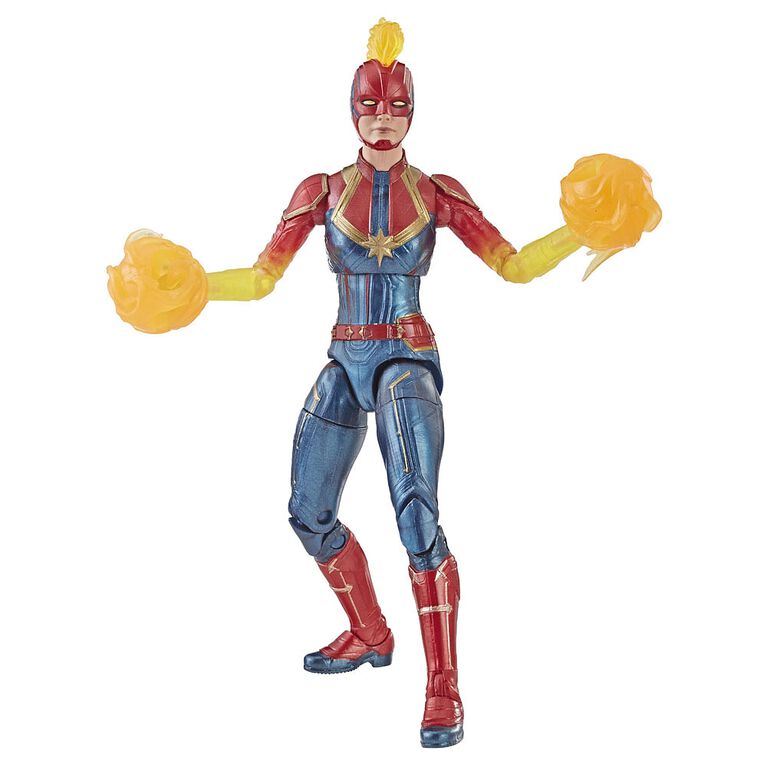 Marvel Legends Series - Figurine de 15 cm Capitaine Marvel (Forme binaire). - Notre Exclusivité