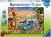 Ravensburger - Savannah Jungle Waterhole Puzzle 100pc