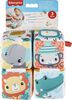 Fisher-Price Tethered Soft Blocks Newborn Toy with Sensory Activities, Fun-to-Flip