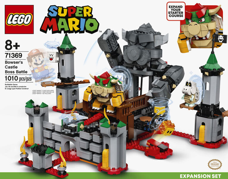 LEGO Super Mario Bowser's Castle Boss Battle Expansion Se 71369 (1010 pieces)