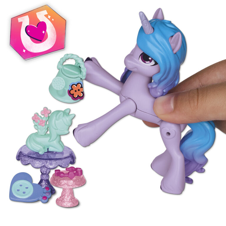 My Little Pony: Make Your Mark Toy Unicorn Tea Party Izzy Moonbow - Hoof to Heart Pony, 20 Accessories and Story Scene - R Exclusive