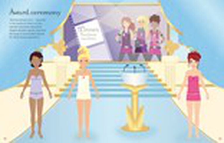 Sticker Dolly Dressing Movie Stars - English Edition