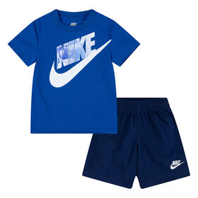Nike  T-shirt and Short Set - Midnight Navy - Size 2T