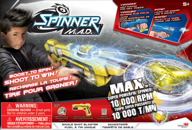 Spinner Mad - Single Shot Blaster - Sandstorm