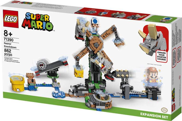 LEGO Super Mario Ensemble d'extension Le renversement de Reznor 71390 (862 pièces)