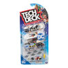 Tech Deck, Coffret de 4 fingerboards Ultra DLX, DC Superman, Mini-skateboards personnalisables &agrave; collectionner
