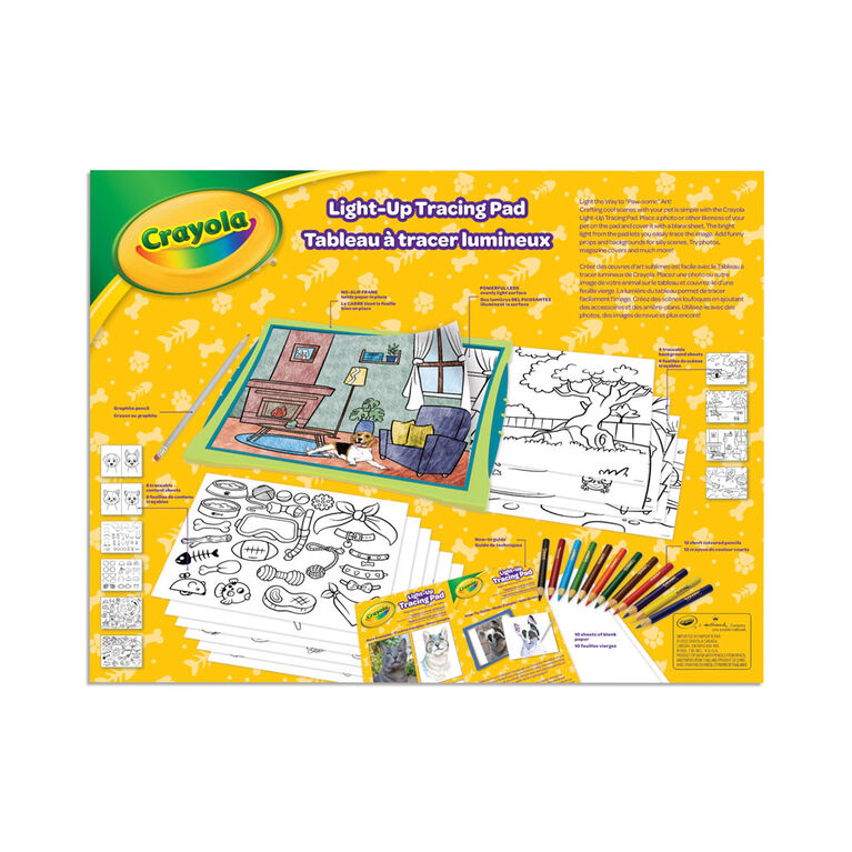 Crayola Trolls Light Up Tracing Pad, Drawing Toys, Gifts for Boys