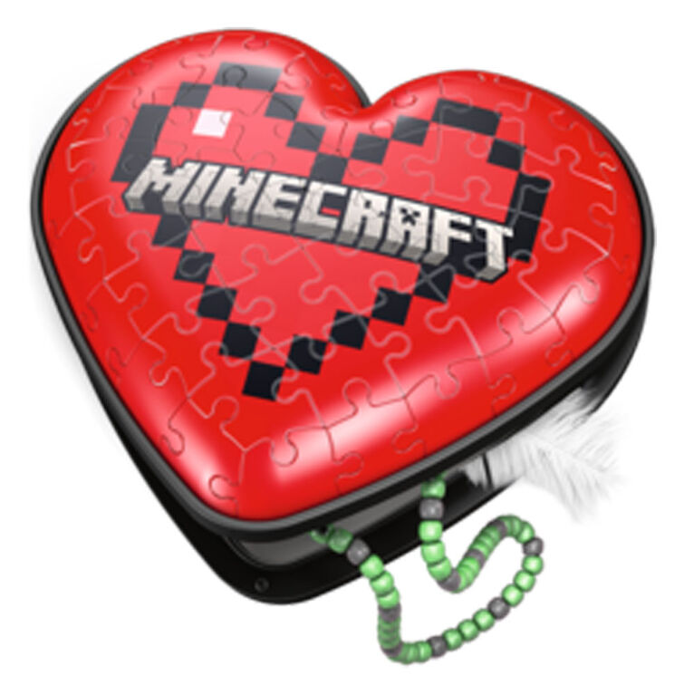 Minecraft Heart Box 54Pc 3D Puzzle