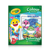 Colour & Sticker Book, Baby Shark