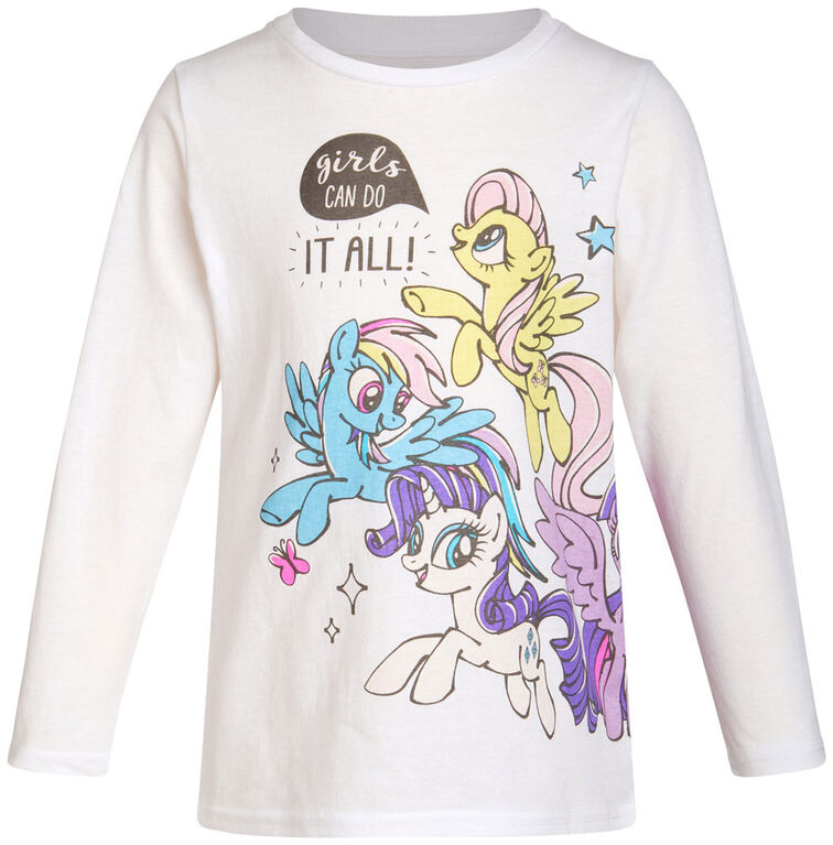 My Little Pony - t-shirt à manches longues - MyLittlePony / blanc / 6T