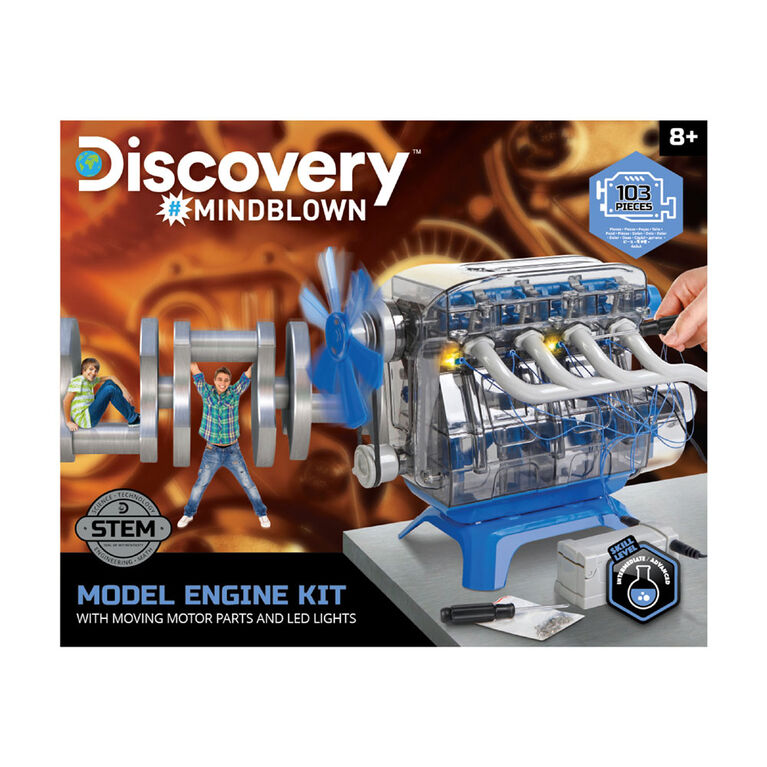 Modèle réduit de moteur Discovery #Mindblown, 8 ans et plus