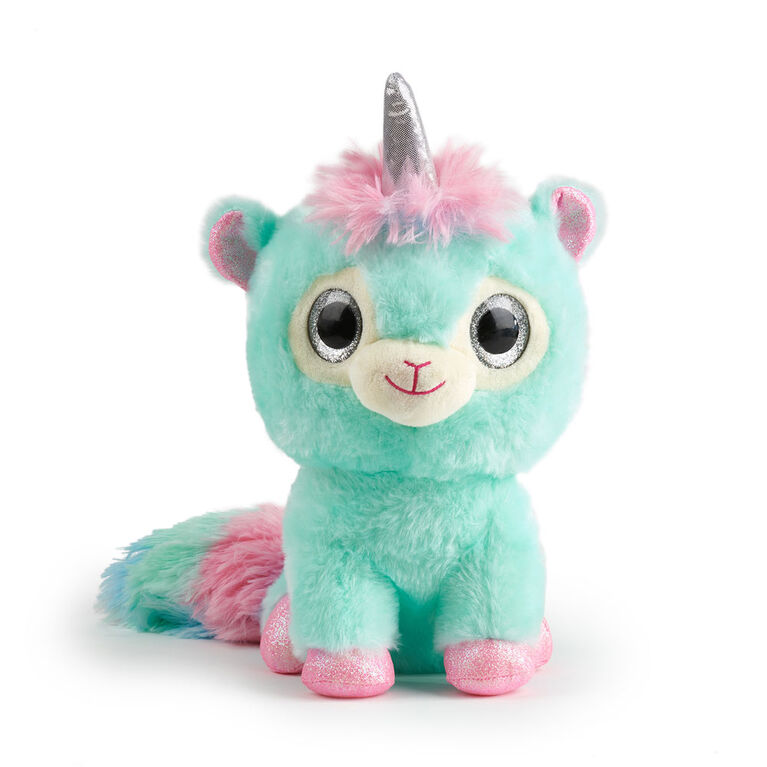 Ploosh Glowcorns - Llamacorn Interactive Plush with Light-up Horn - By WowWee