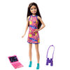 Barbie Space Discovery Skipper Doll with Night Binoculars & Laptop Wearing Dress with Planetary Print - R Exclusive