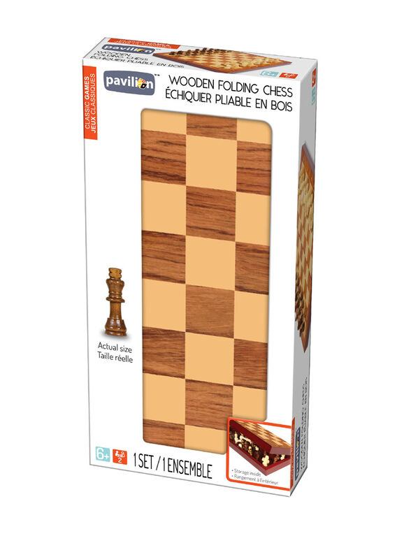 Pavilion Classic Games - Wooden Folding Chess