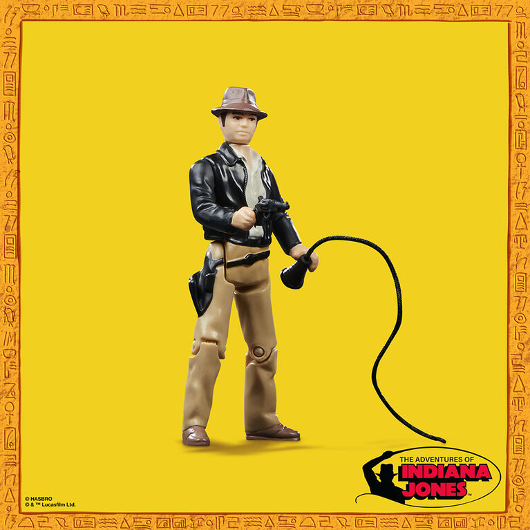 Indiana Jones et les Aventuriers de l'arche perdue, figurine Indiana Jones Retro Collection de 9,5 cm