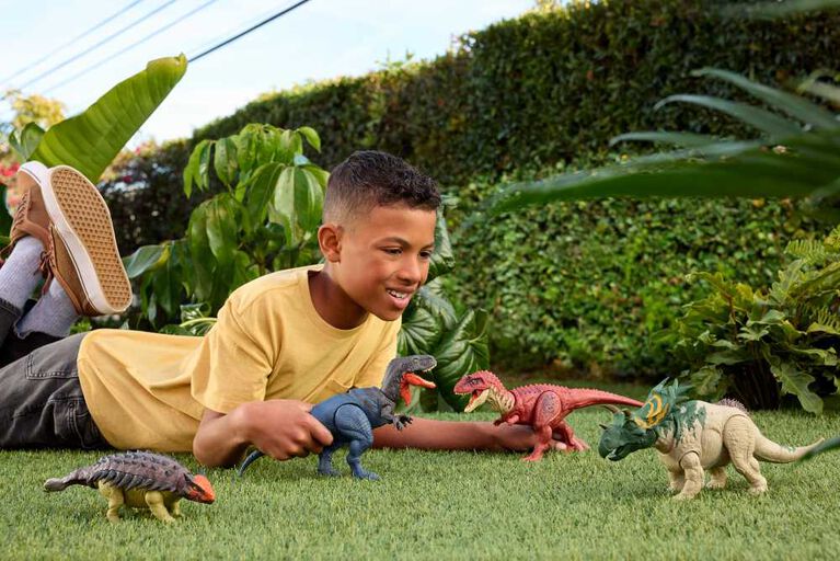 Jurassic World-Baryonyx-Figurine articulée avec attaque et son