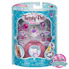 Twisty Petz, Series 3 Babies 4-Pack, Snow Leopards and Unicorns Collectible Bracelet Set and Case