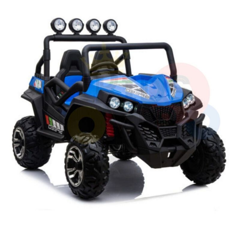 KidsVip 2x12V Enfants et Tout-Petits UTV Viper 4x4 Voiture Eléctrique avec Commande à Distance - Bleu