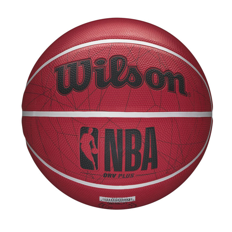 Ballon de basket rouge NBA Drv Plus de taille officielle