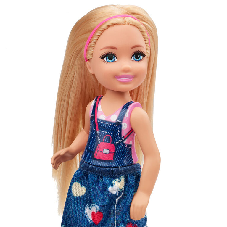 Barbie Club Chelsea Doll with Graphic Top and Jean Skirt
