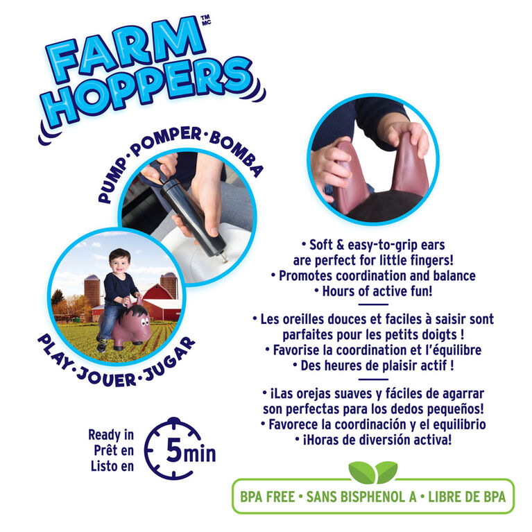 Farm Hoppers - Cheval Brun