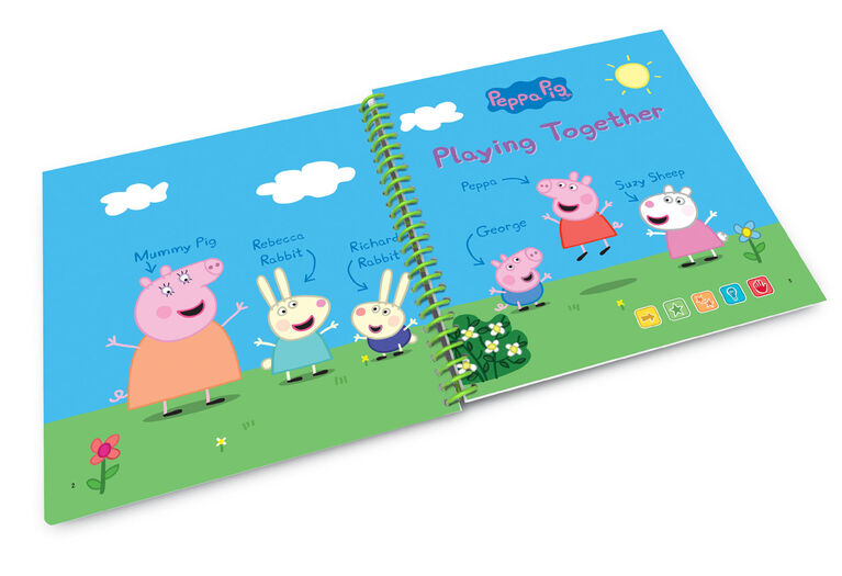 LeapFrog LeapStart Peppa Pig, jouons ensemble - livre de contes - édition anglaise