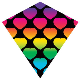 X Kites - Cerf-Volant Colormax - Coeurs