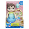Baby Alive Rainbow Spa Baby Doll, 9-Inch Spa-Themed Toy for Kids Ages 3 and Up, Doll Eye Mask and Bottle, Brown Hair