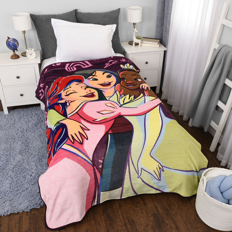 Disney Princess Kids Oversized Blanket, (60x90)