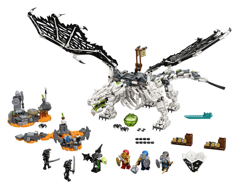 LEGO Ninjago Le dragon du Sorcier au Crâne 71721 (1016 pièces)