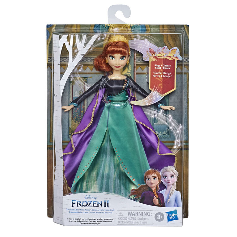 Disney Frozen Musical Adventure Anna Singing Doll - English Edition
