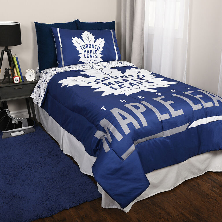 NHL Toronto Maple Leafs 4-Piece Twin Bedding Set
