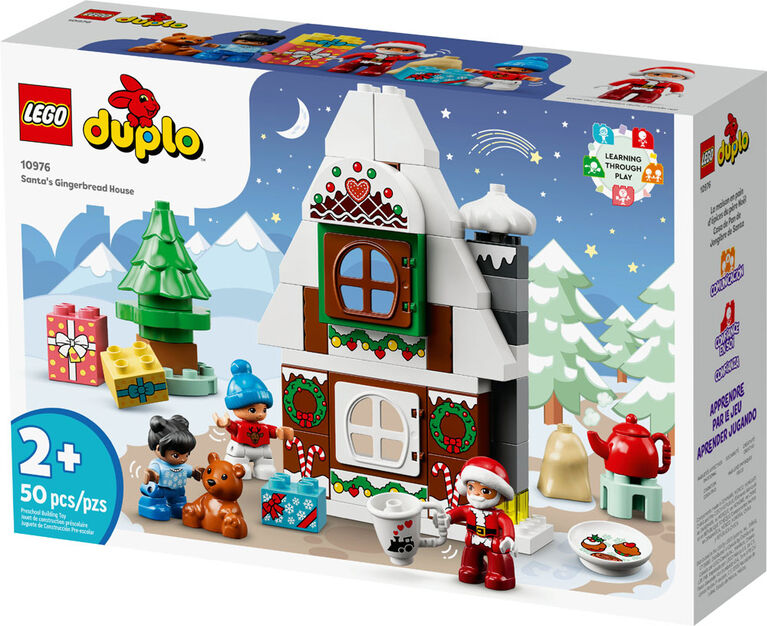 LEGO DUPLO Santa's Gingerbread House 10976 Building Toy (50 Pieces)