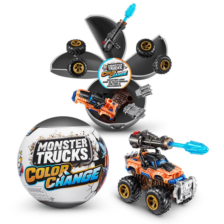 Monster Trucks à couleurs changeantes série 3 5 Surprise par ZURU