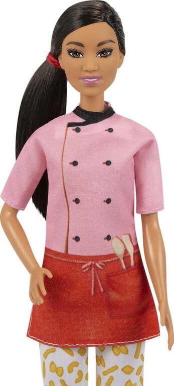 Barbie Pasta Chef Brunette Doll (12-in/30.40-cm) and Accessories