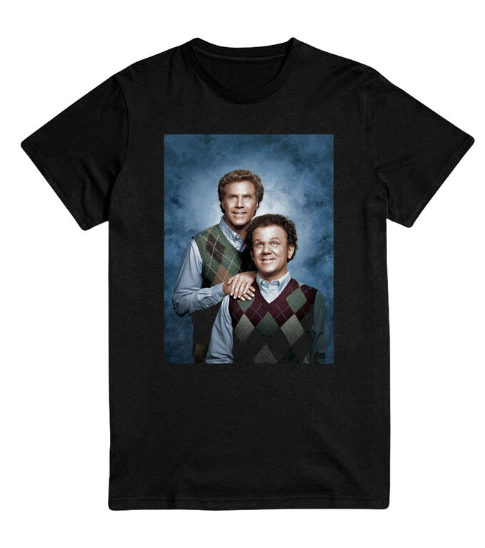 Step  Brothers- Portrait Black Tshirt-Large