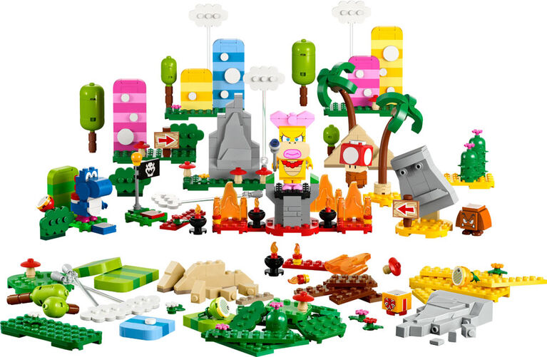 LEGO Super Mario Creativity Toolbox Maker Set Building Toy Set 71418 (588 Pieces)