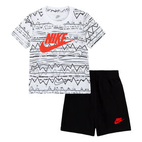 Nike Printed Shorts Set - Black - Size 4T