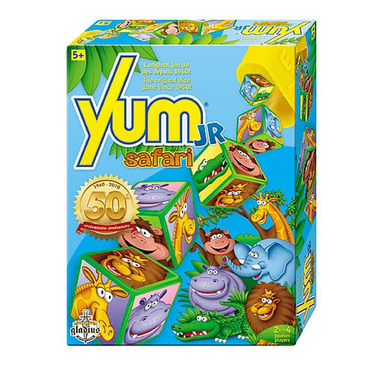 Yum Jr Safari - les motifs peuvent varier