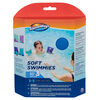 Swimways Soft Swimmies Toddler Floaties, Learn-to-Swim Inflatable Pool Floats and Arm Floaties, Swimming Pool Accessories, Blue