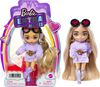 Barbie Extra Minis Doll #4 (5.5 in) in Fashion and Accessories, with Doll Stand