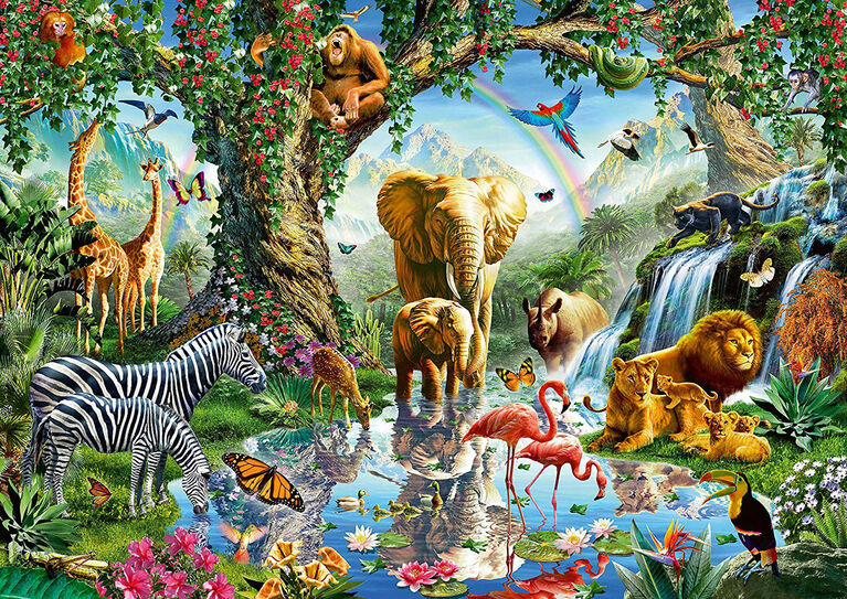 Ravensburger! Adventures in The Jungle Jigsaw casse tête (1000pc)