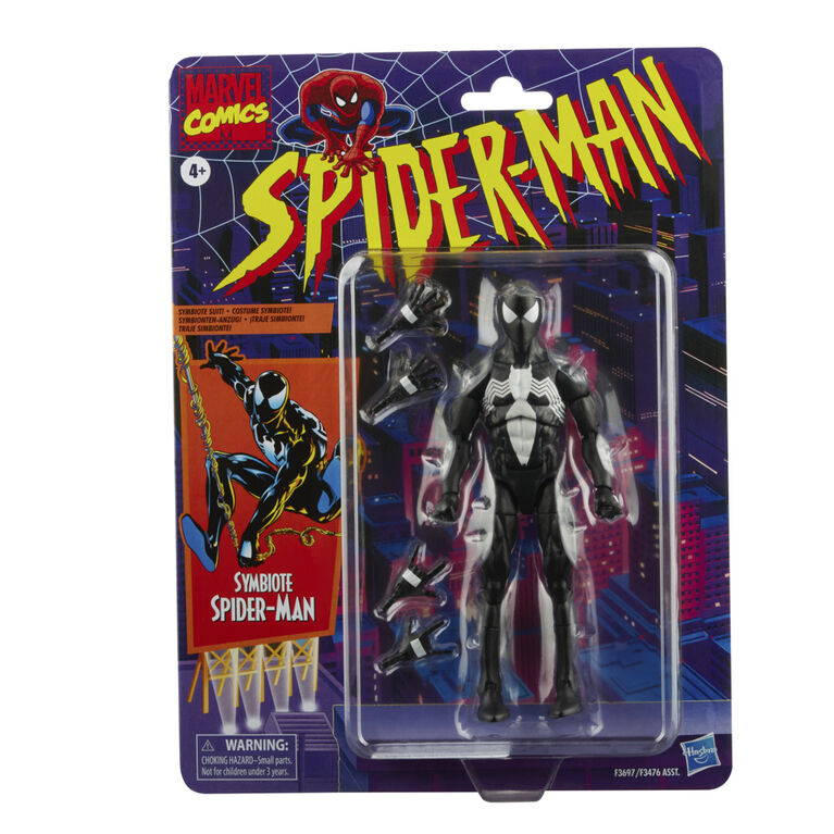 Marvel Legends Series Spider-Man 6-inch Symbiote Spider-Man Action Figure