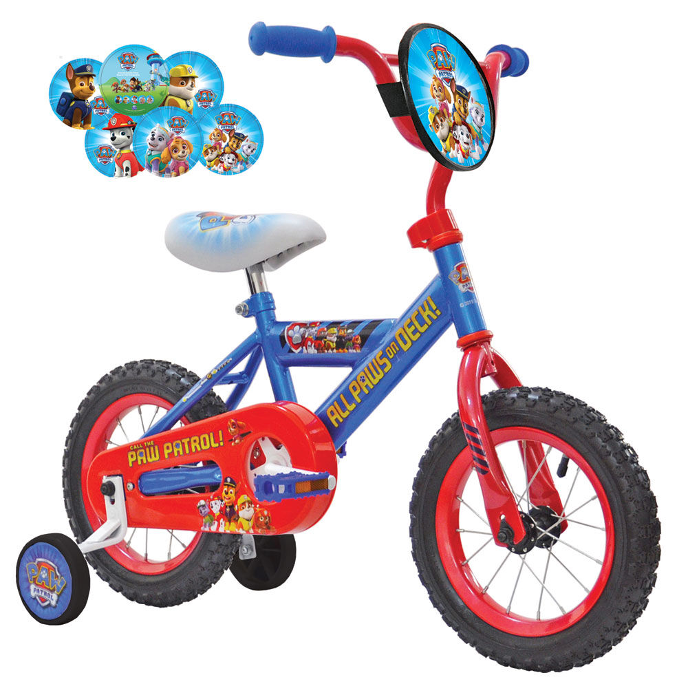 Paw Patrol My First 12 inch Bike with Removable Stabilisers Kids/Children 3+ 