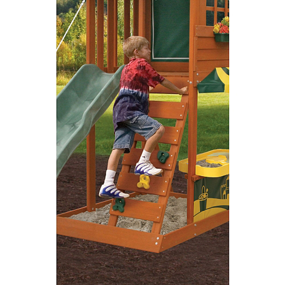 kidkraft sandy cove wooden playset