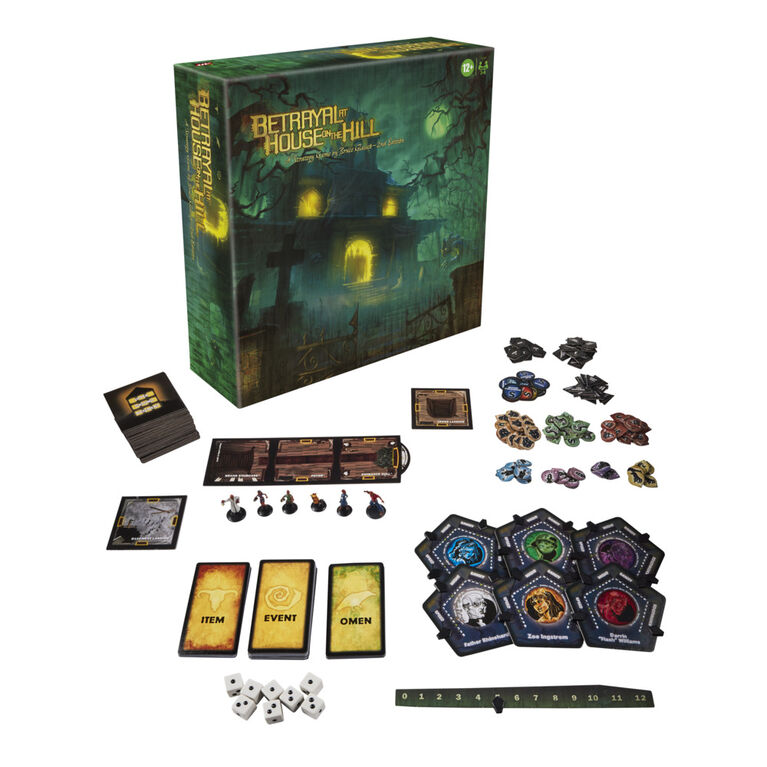 Avalon Hill Betrayal at the House on the Hill Second Edition Cooperative Board Game - English Edition
