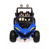 KIDSVIP Licensed Sport MX 2x12V 4x4 Kids Ride-On 2-Seater UTV Buggy - Blue - English Edition