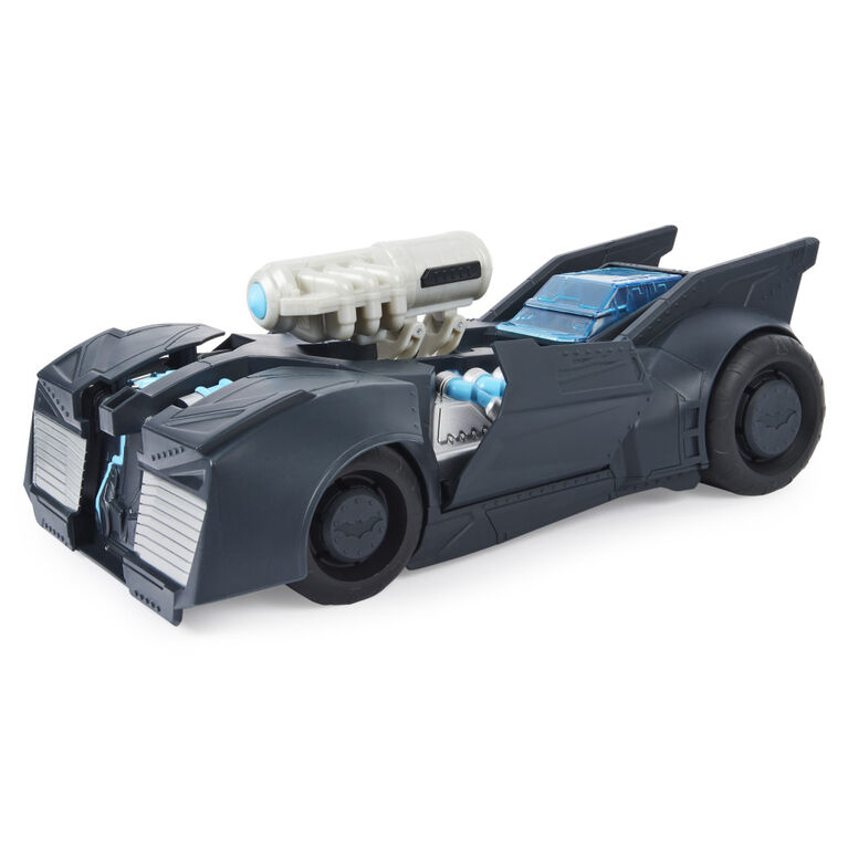 BATMAN, Batmobile and Batboat 2-in-1 Transforming Vehicle, For Use with BATMAN 4-Inch Action Figures - Styles May Vary